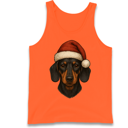Sausage Dog Christmas Tank-Top