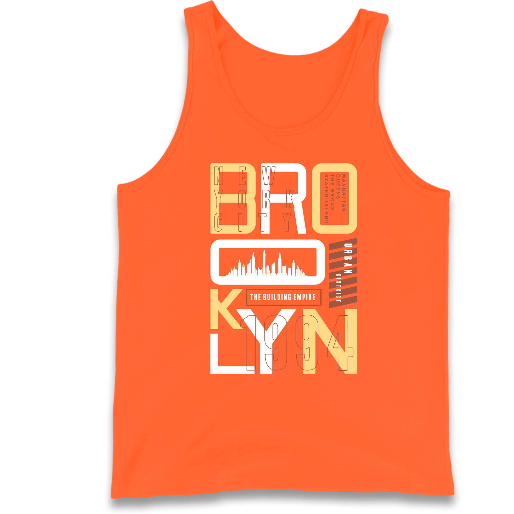 Brooklyn New York Urban District Tank Top