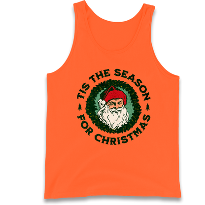 Tis The Season Santa Claus Christmas Tank Top