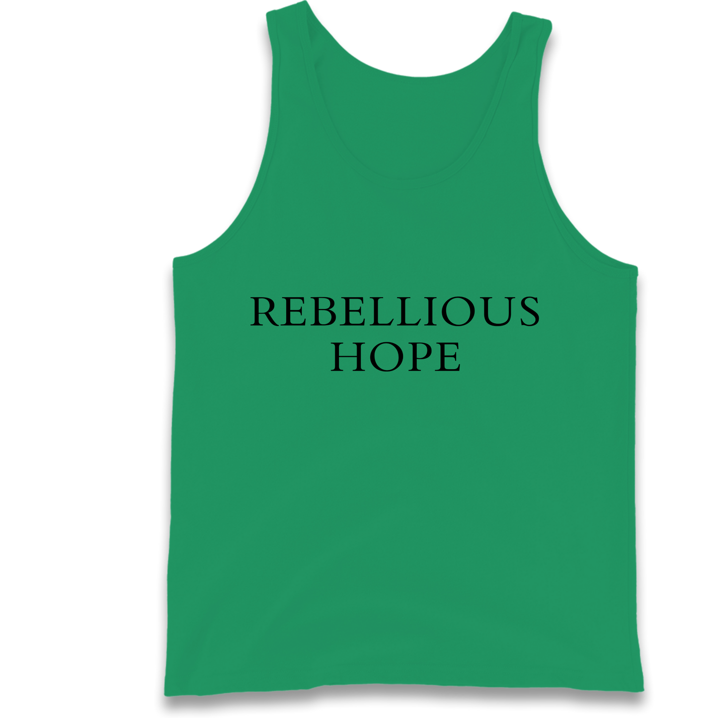 Rebellious Hope Embroidered Tank Top