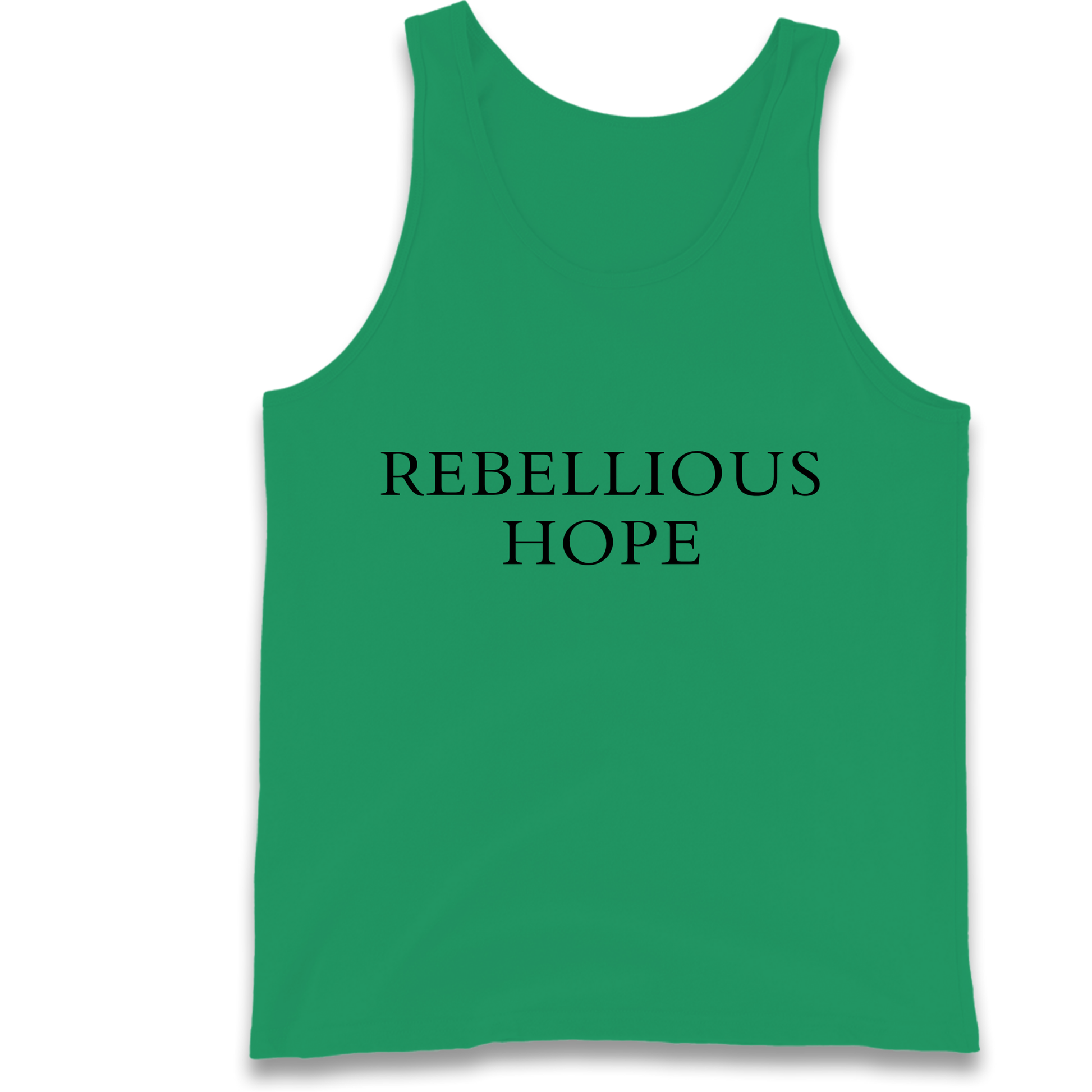 Rebellious Hope Embroidered Tank Top