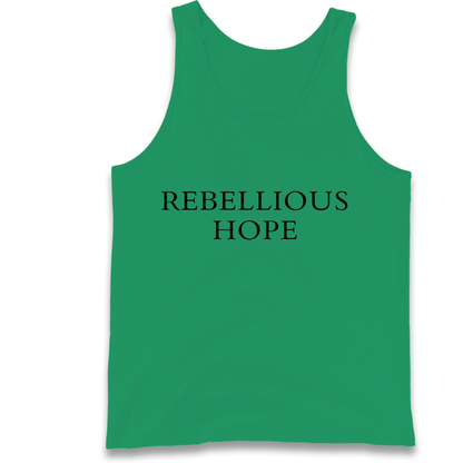 Rebellious Hope Embroidered Tank Top
