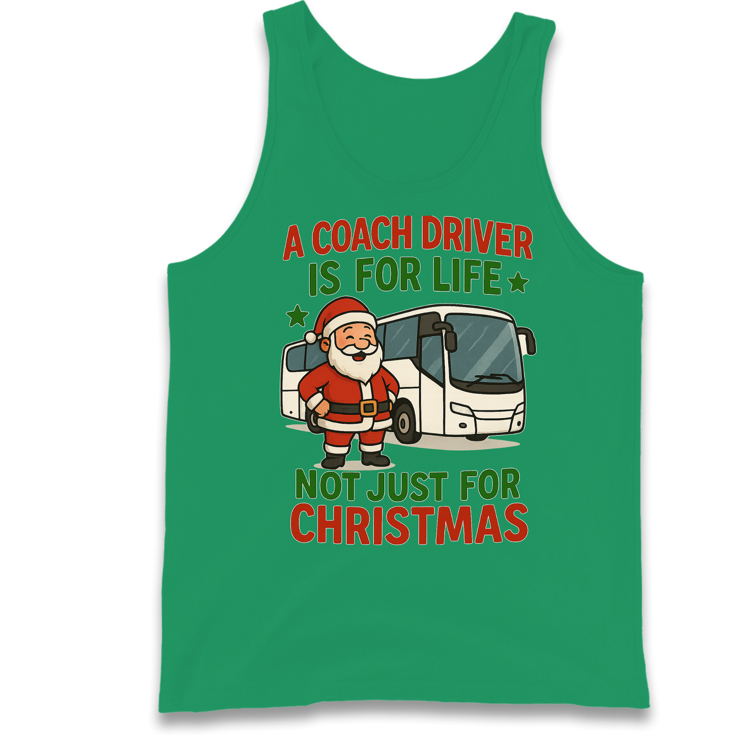 Coach Driver Christmas Tank Top