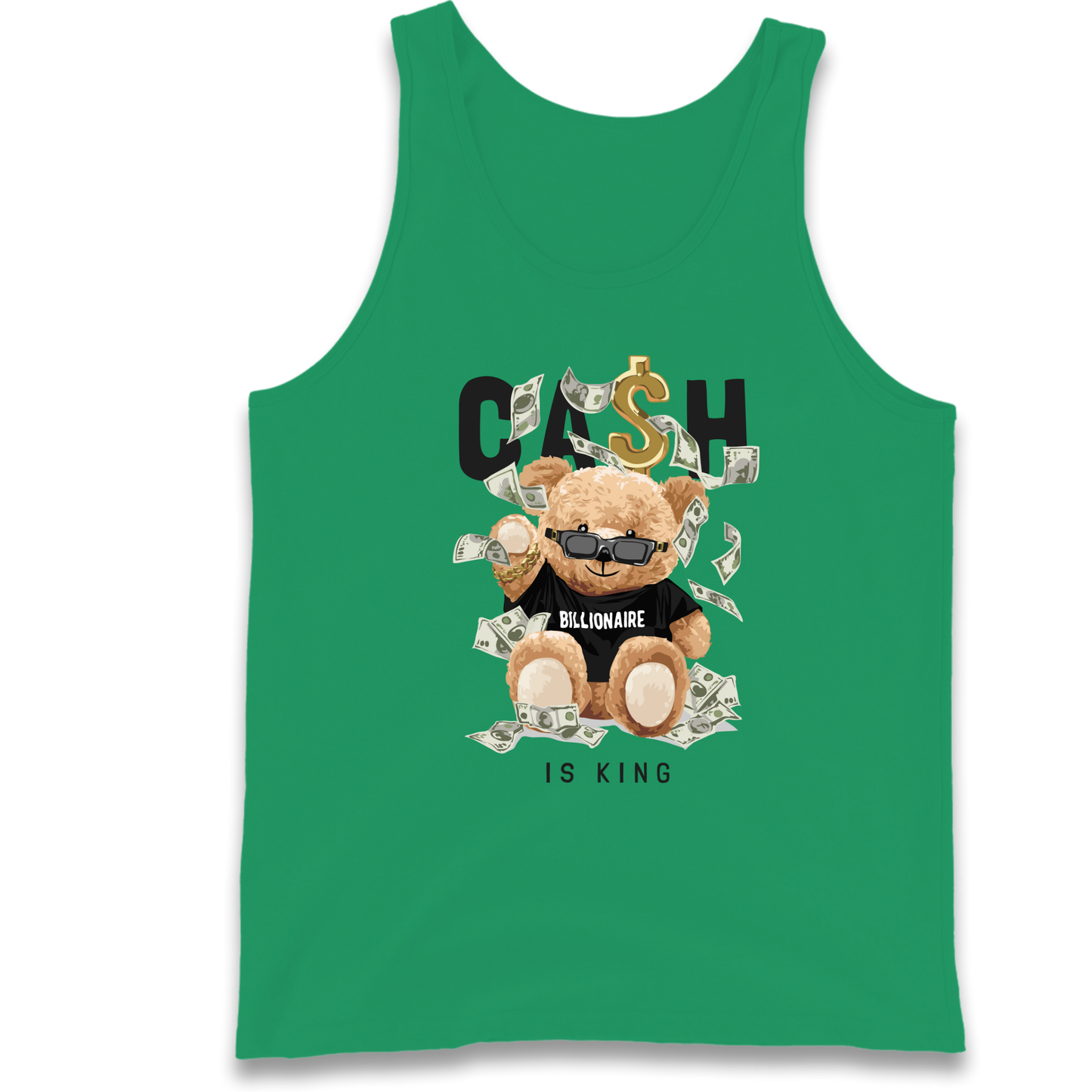 Teddy Bear Billionaire Streetwear Tank Top