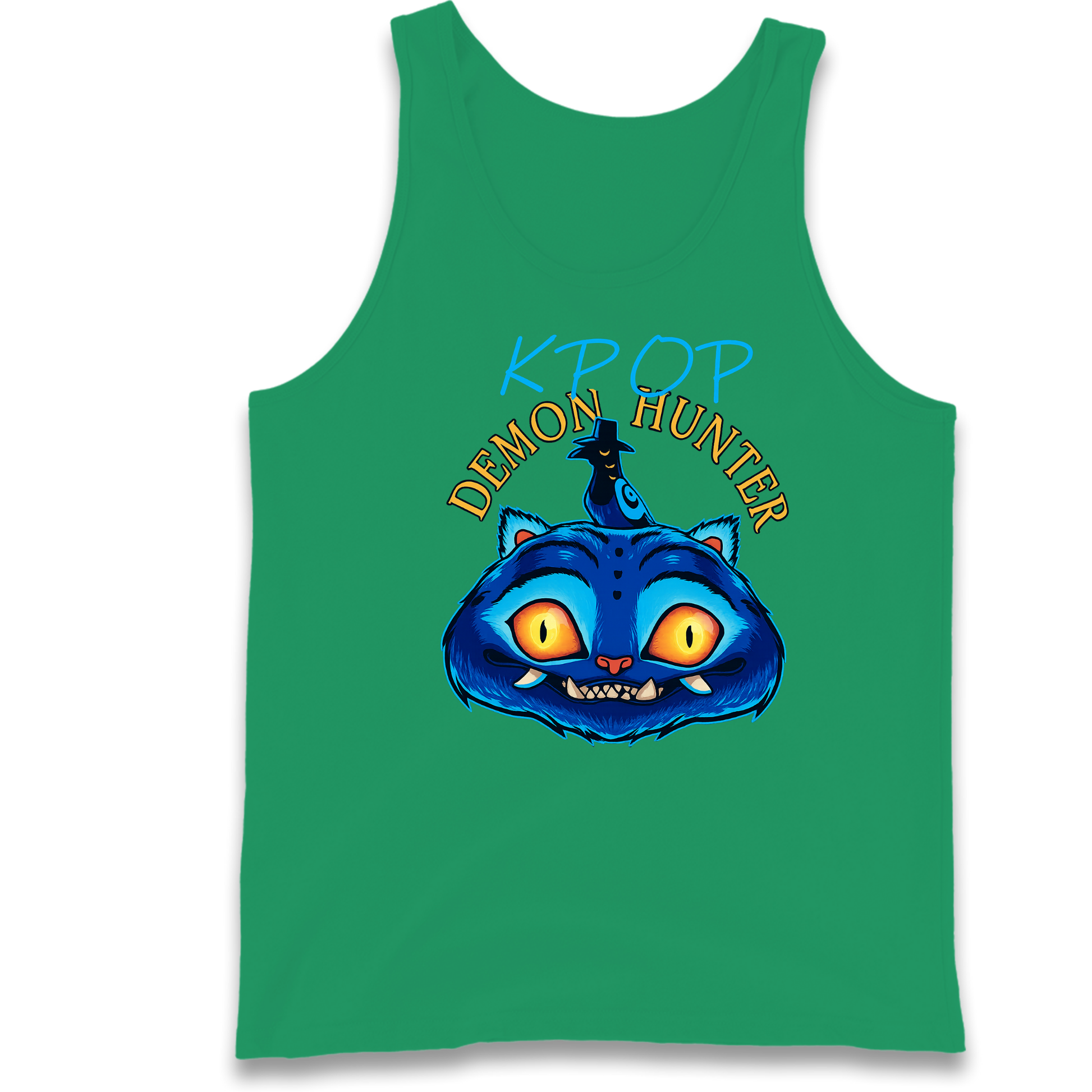 Kpop Demon Hunter Derpy Tiger Tank Top