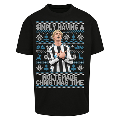 Newcastle united Christmas Oversized T Shirts