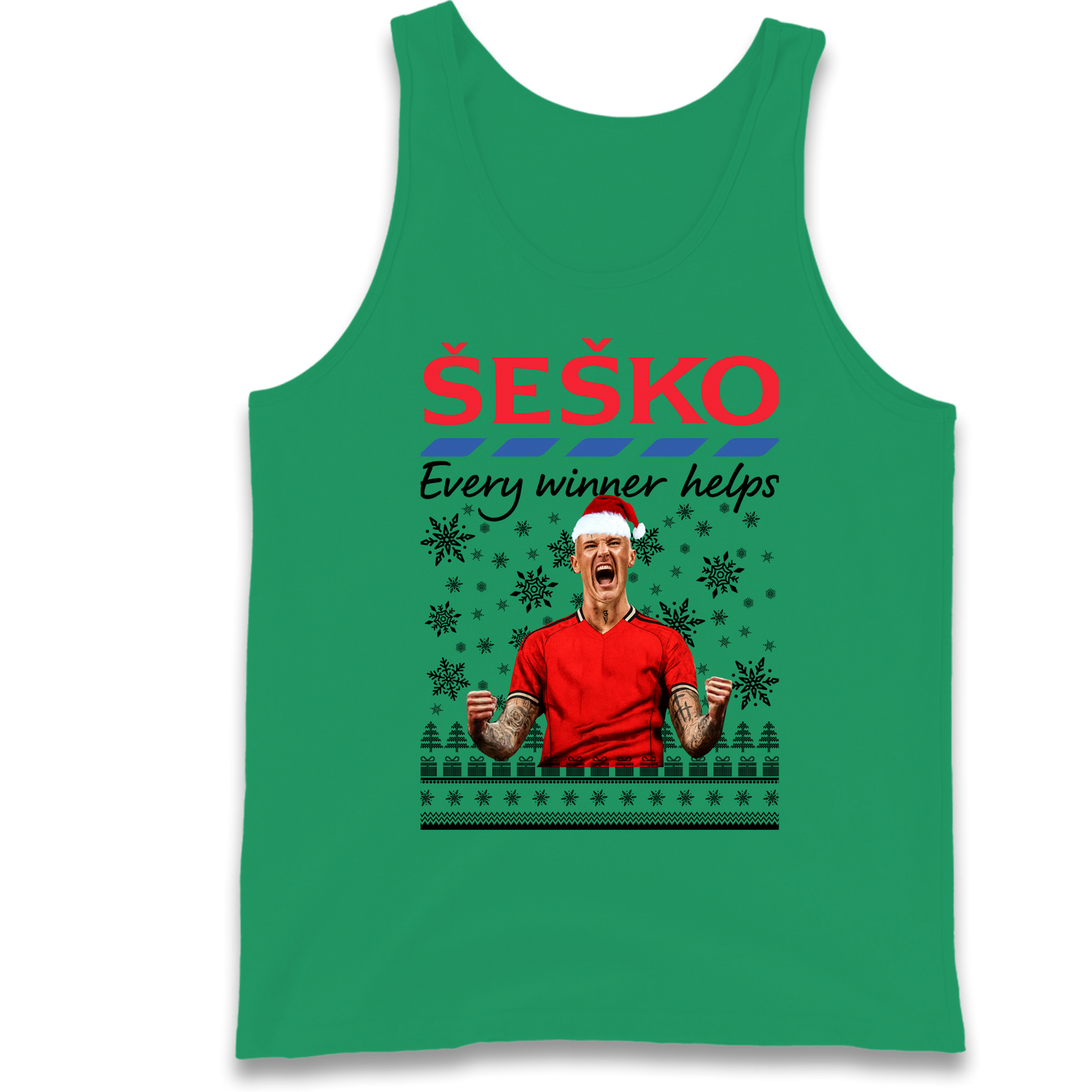 Benjamin Sesko Christmas Tank-Top