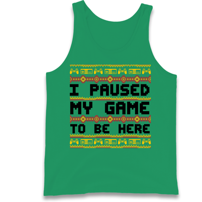 Paused My Game Tank-Top
