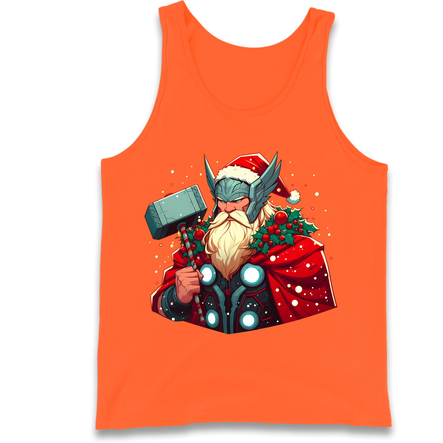 Viking Thor Santa Tank Top