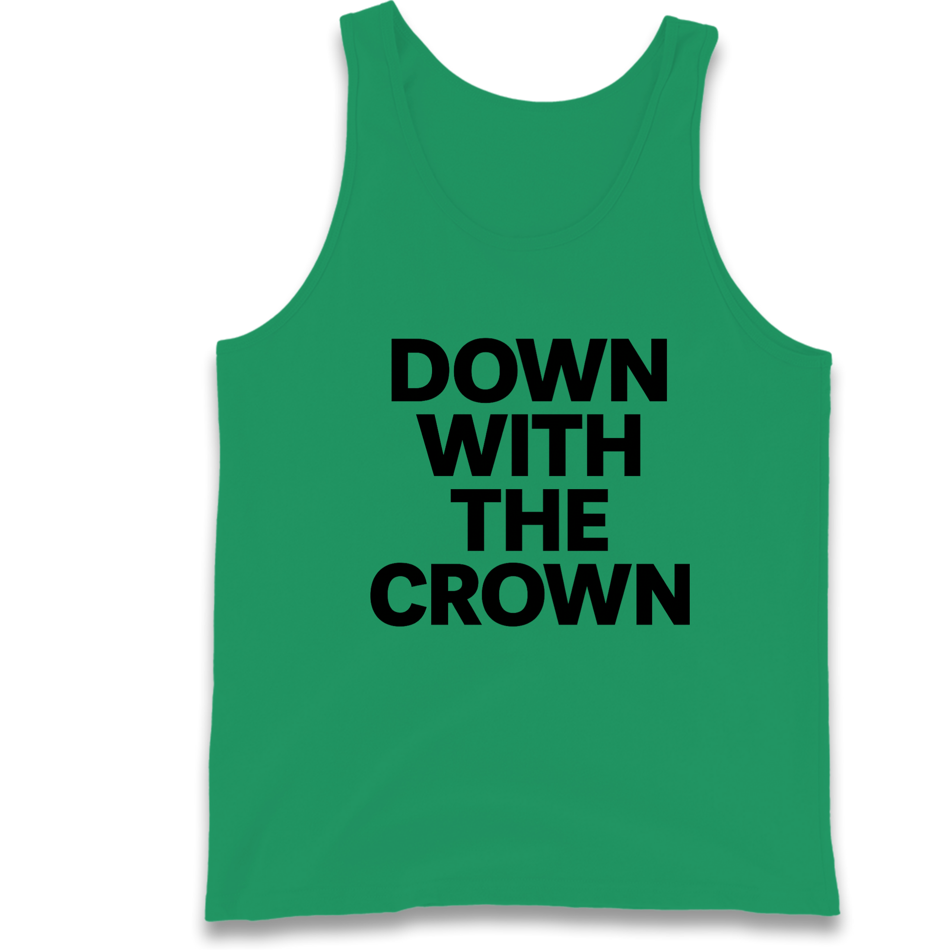 DOWN WITH THE CROWN Tank Top