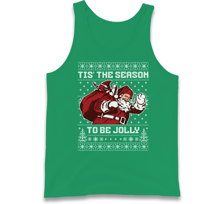 Tis The Season To Be Jolly Christmas Tank Top