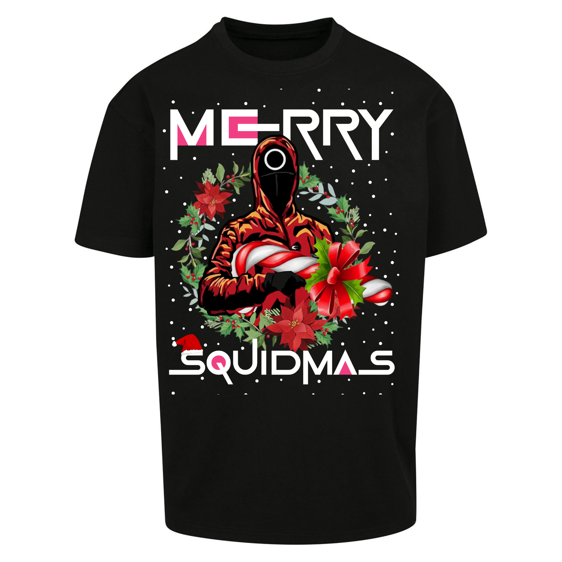 Merry Squid Games Oversized T Shirts