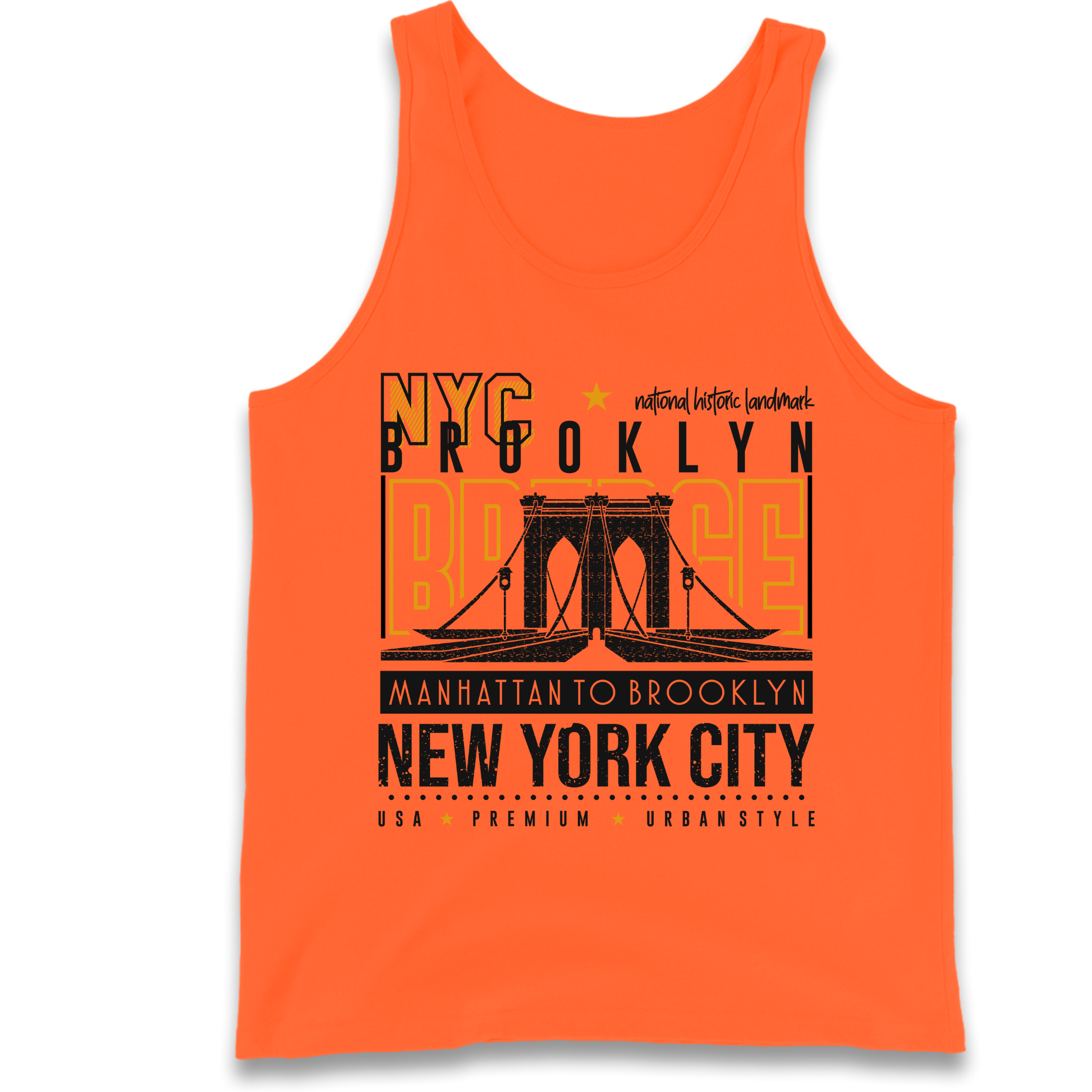 NYC Brooklyn Bridge Tank Top