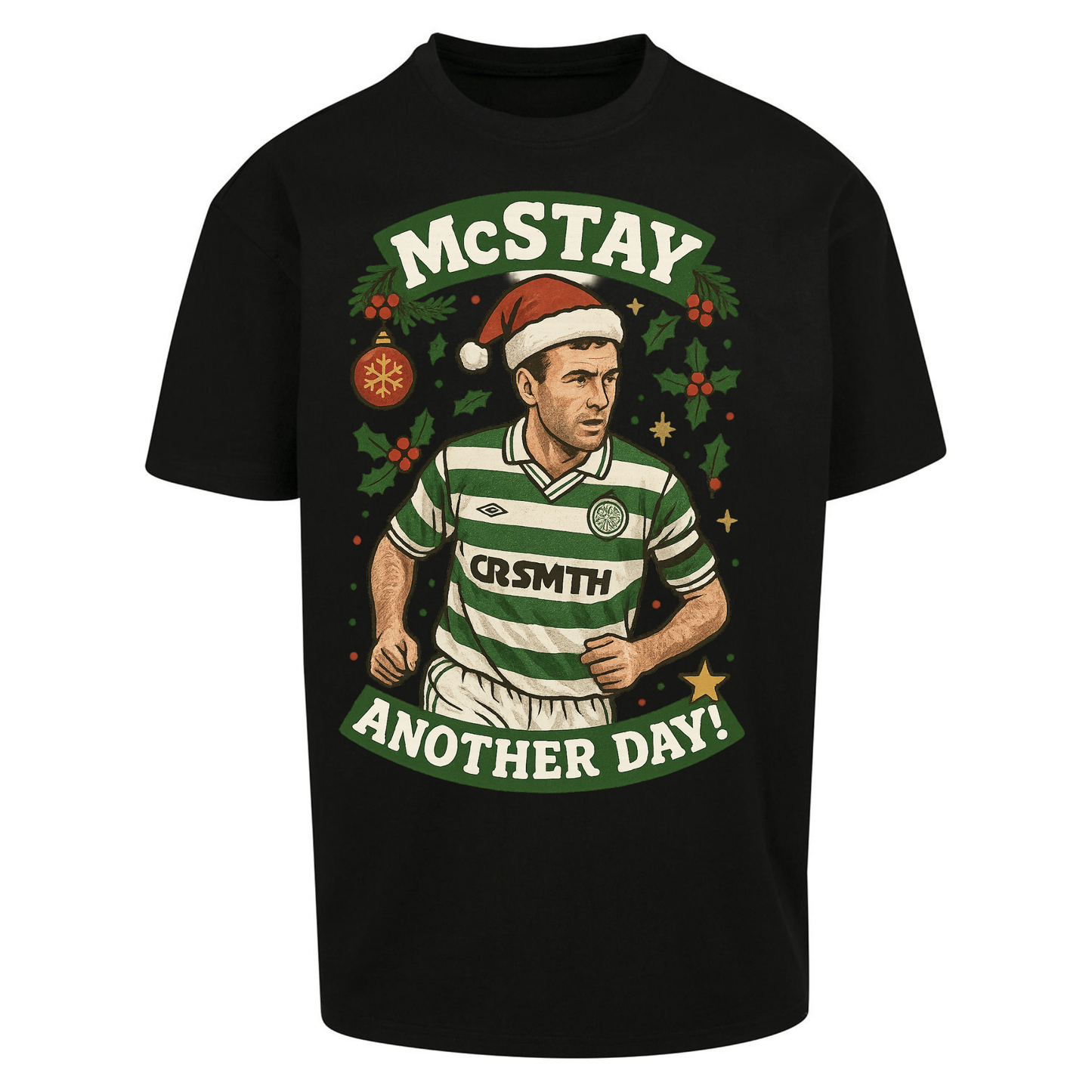 Paul McStay Celtic Christmas Oversized T Shirts