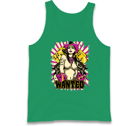 Wanted Ace Of Spades Tank Top