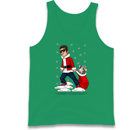 Liam Gallagher Christmas Santa Tank Top