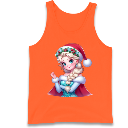 Elsa Frozen Santa Tank Top