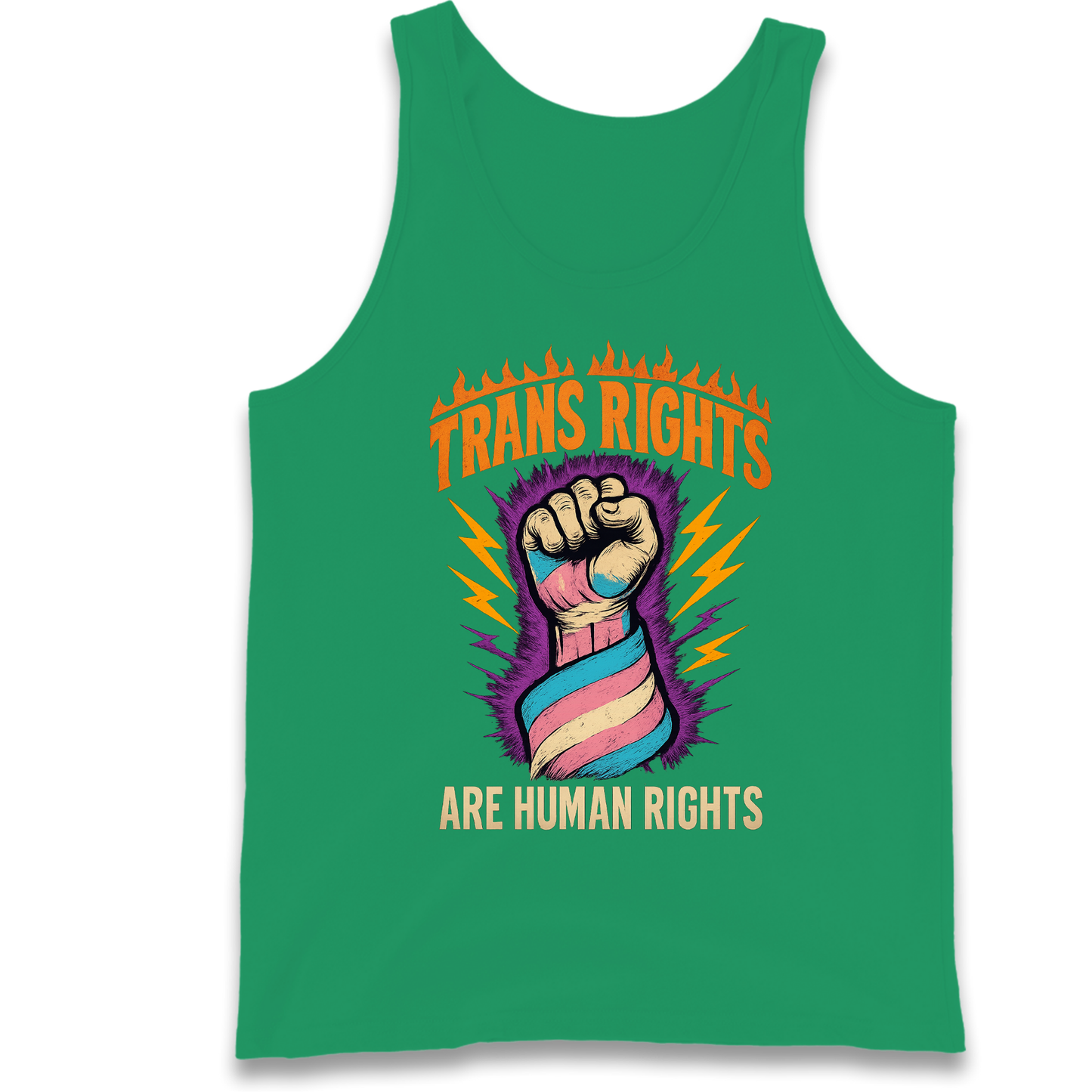 Trans Rights Are Human Rights Tank Top
