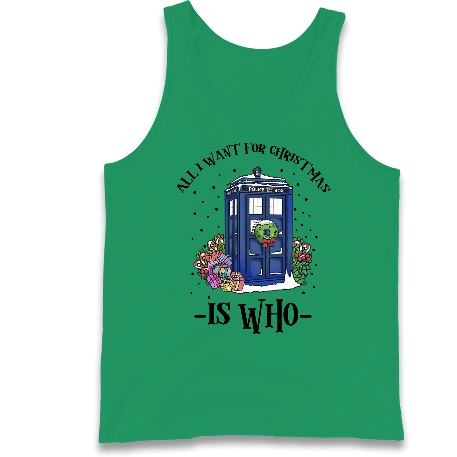 Dr Who Christmas Tank-Top