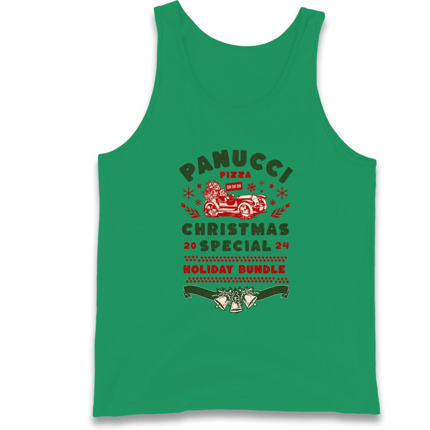 Panucci Pizza Christmas Special Christmas Tank Top