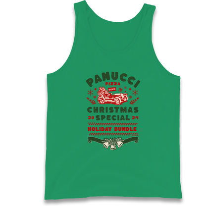 Panucci Pizza Christmas Special Christmas Tank Top