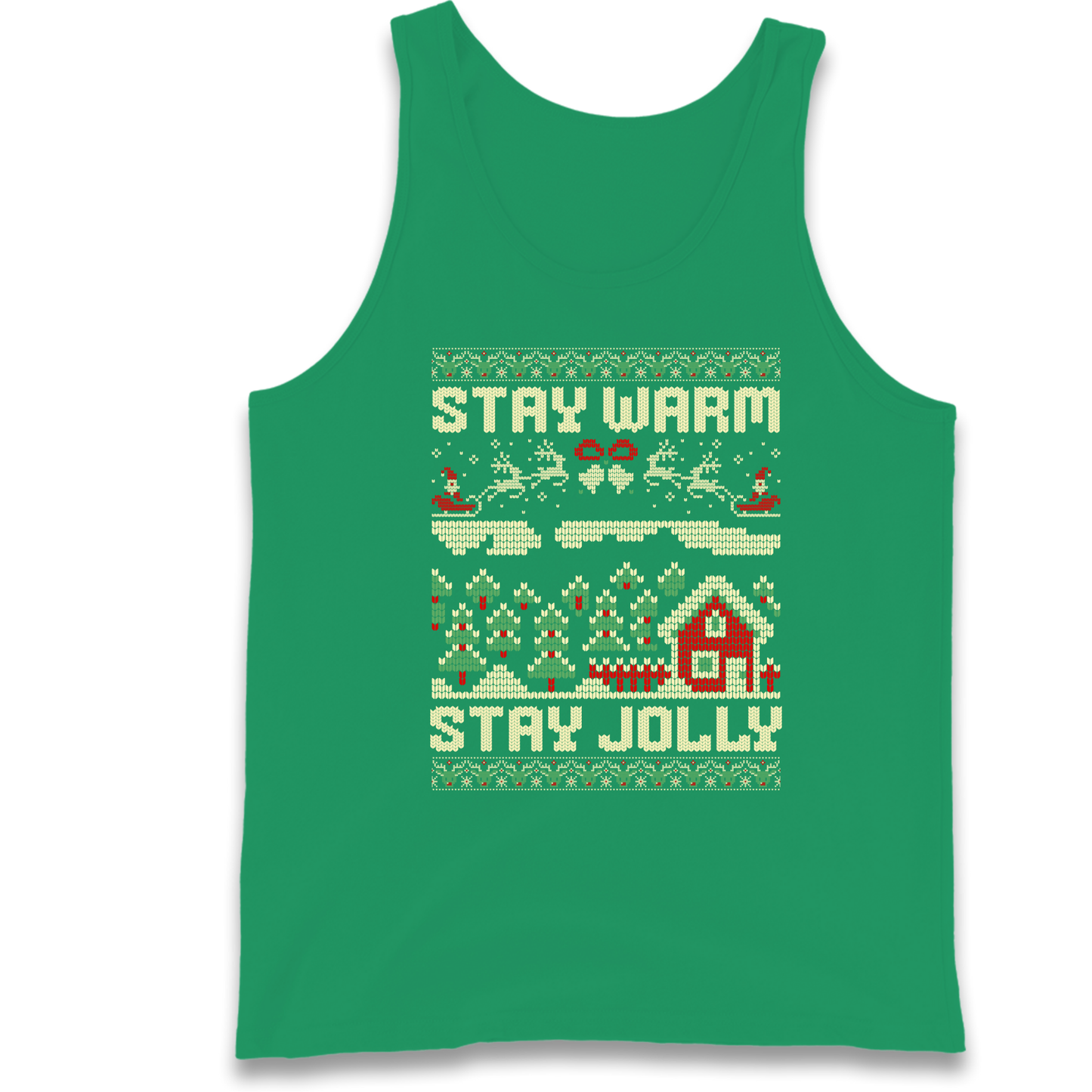 Stay Warm Stay Jolly Christmas Tank Top