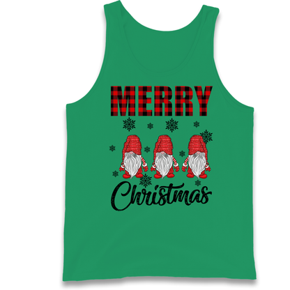 Merry Knomes Christmas Tank-Top