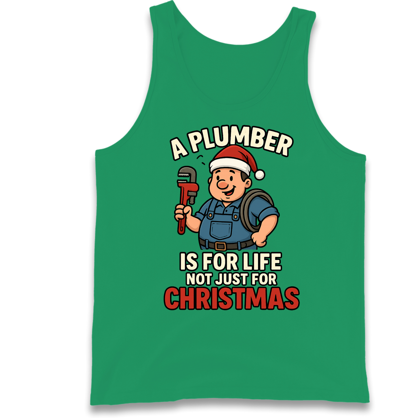 Plumber Christmas Tank Top