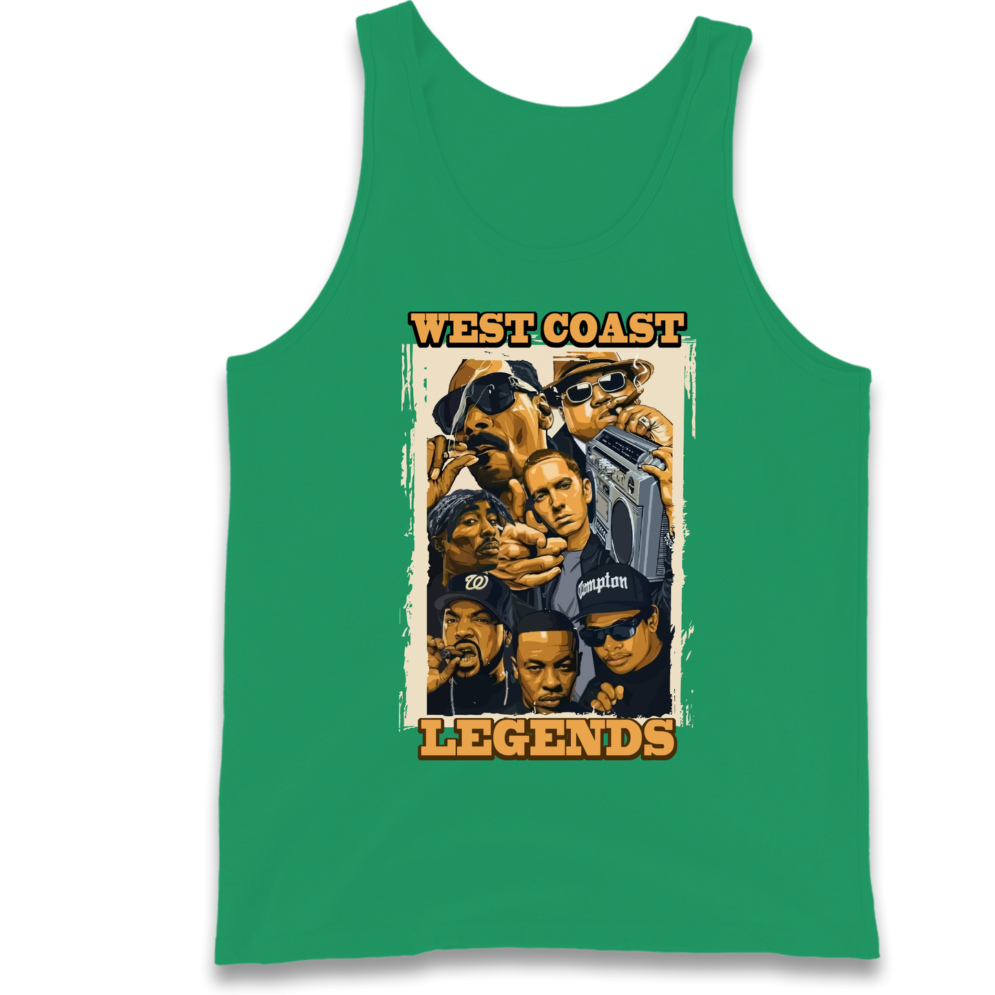 West Coast Legends Rappers Tank Top