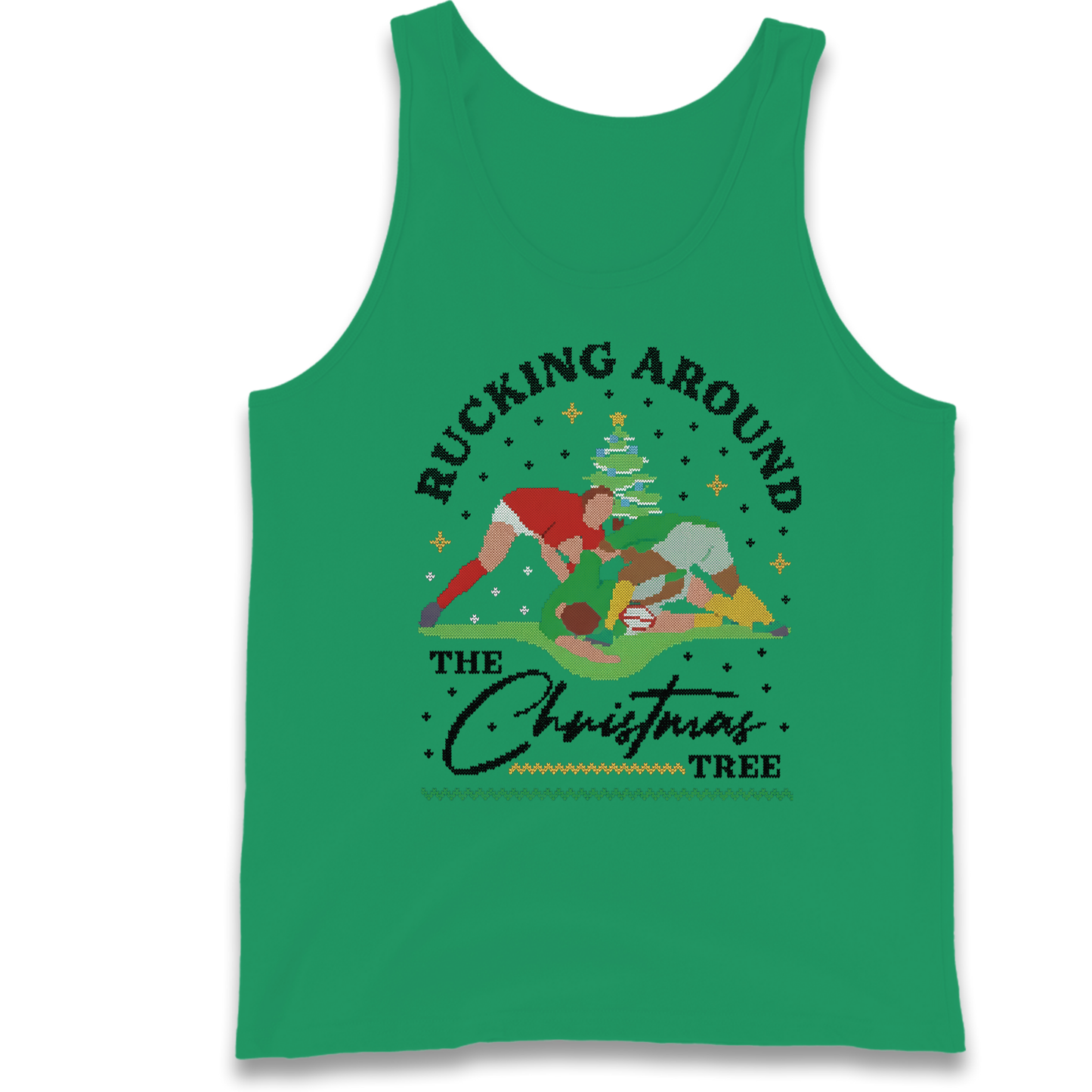 Rugby Christmas Tank Top