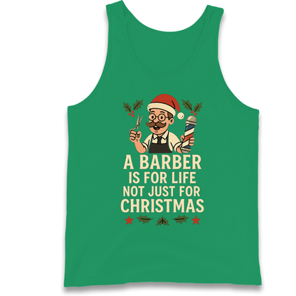 Barber Christmas Tank Top