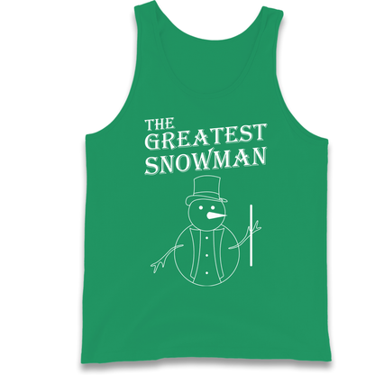 The Greatest Snowman Christmas Tank Top