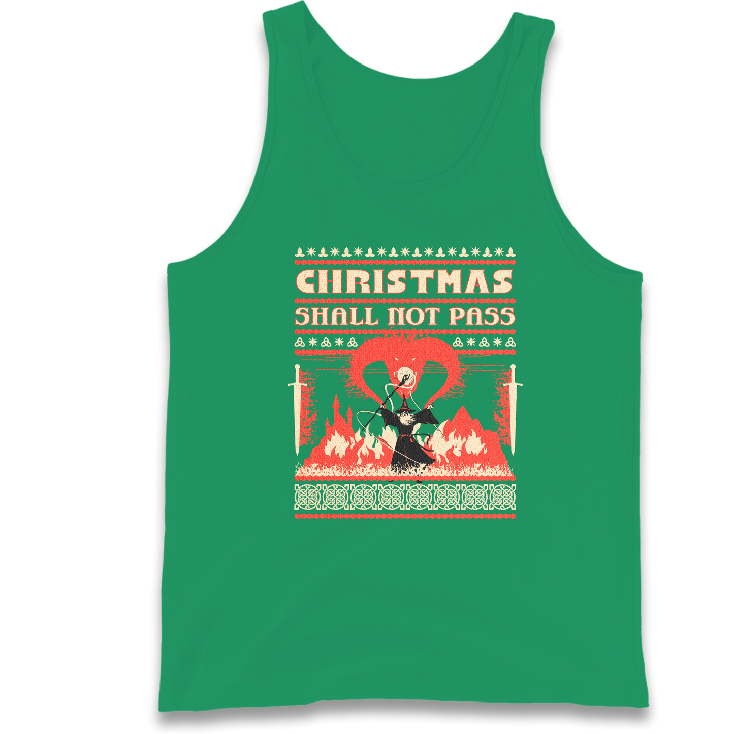 Christmas Shall Not Pass Tank Top