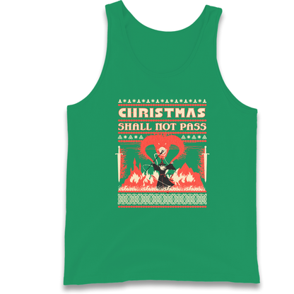 Christmas Shall Not Pass Tank Top