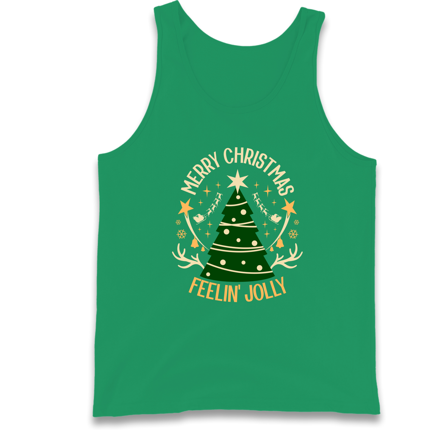 Merry Christmas Feeling Jolly Christmas Tank Top