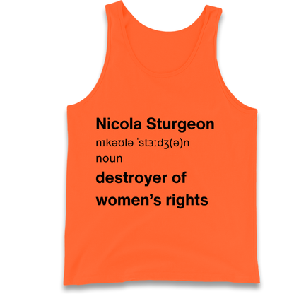 JK Rowling Nicola Sturgeon T Shirt Tank Top