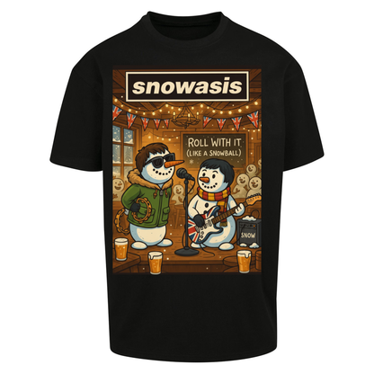 Snowasis Roll Christmas Oversized T Shirts