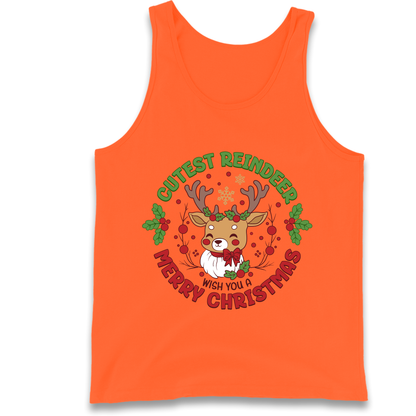 Cutest Reindeer Tank Top