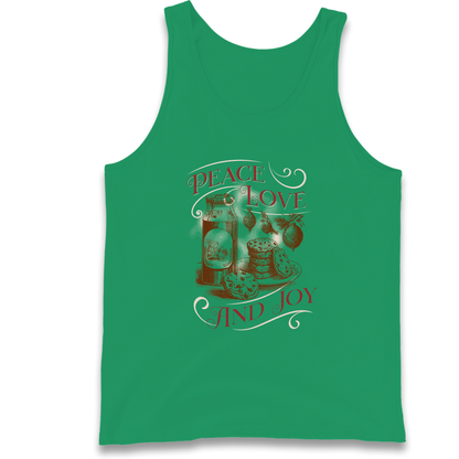Peace Love And Joy Christmas Tank Top
