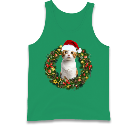 Cat Christmas Tank Top