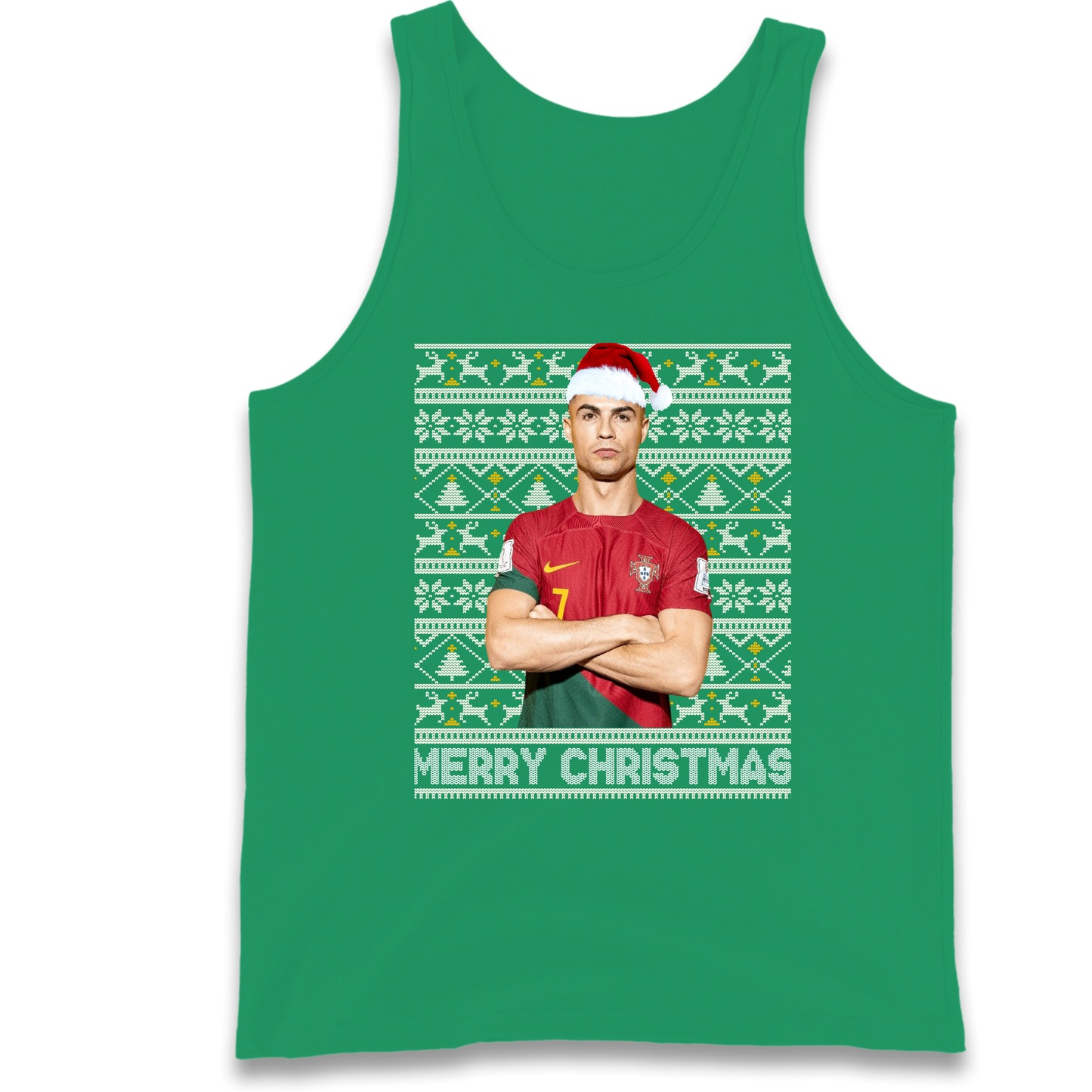 Merry Christmas Ronaldo Tank Top