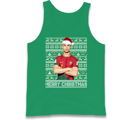 Merry Christmas Ronaldo Tank Top