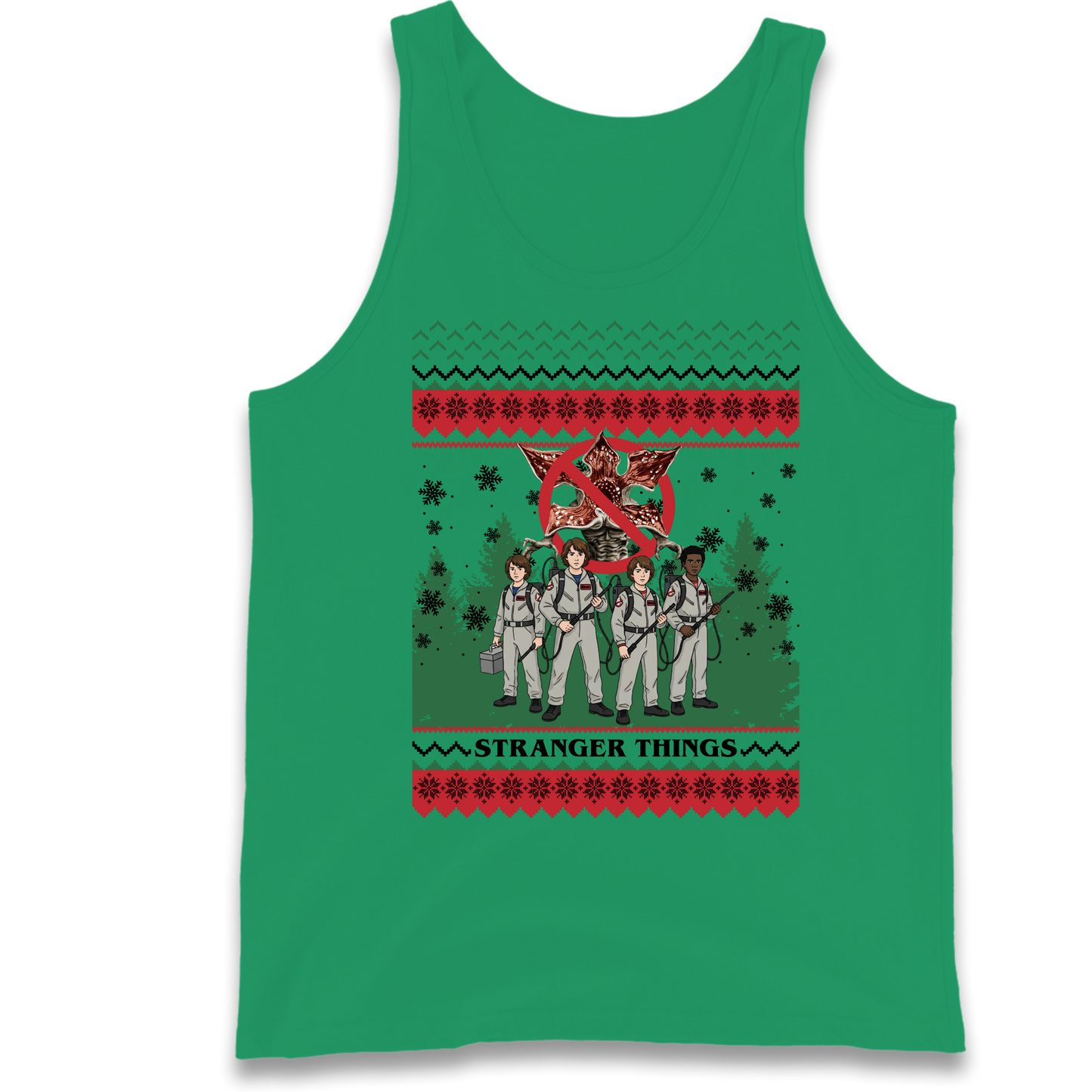 Stranger Things Demogorgon Christmas Tank Top