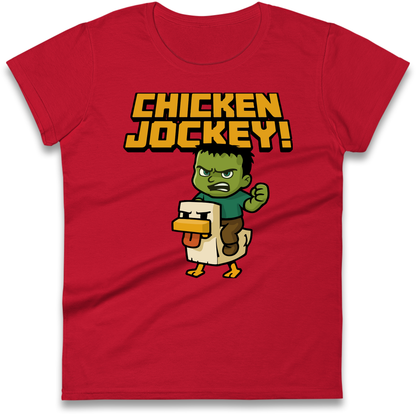 Chicken Jockey Women’s T Shirt 