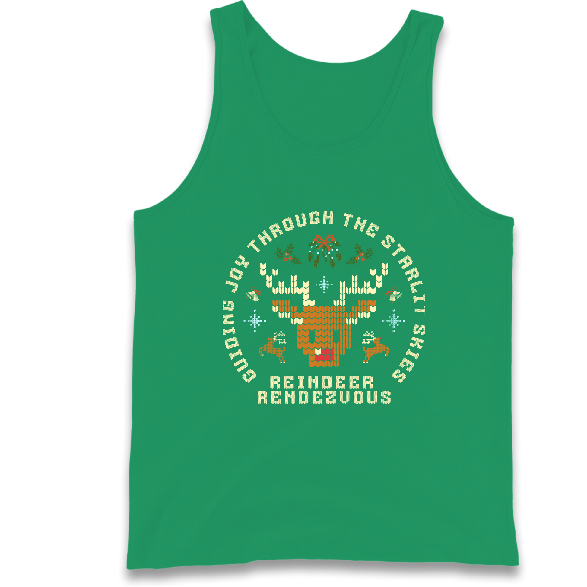 Reindeer Rendezvous Christmas Tank Top