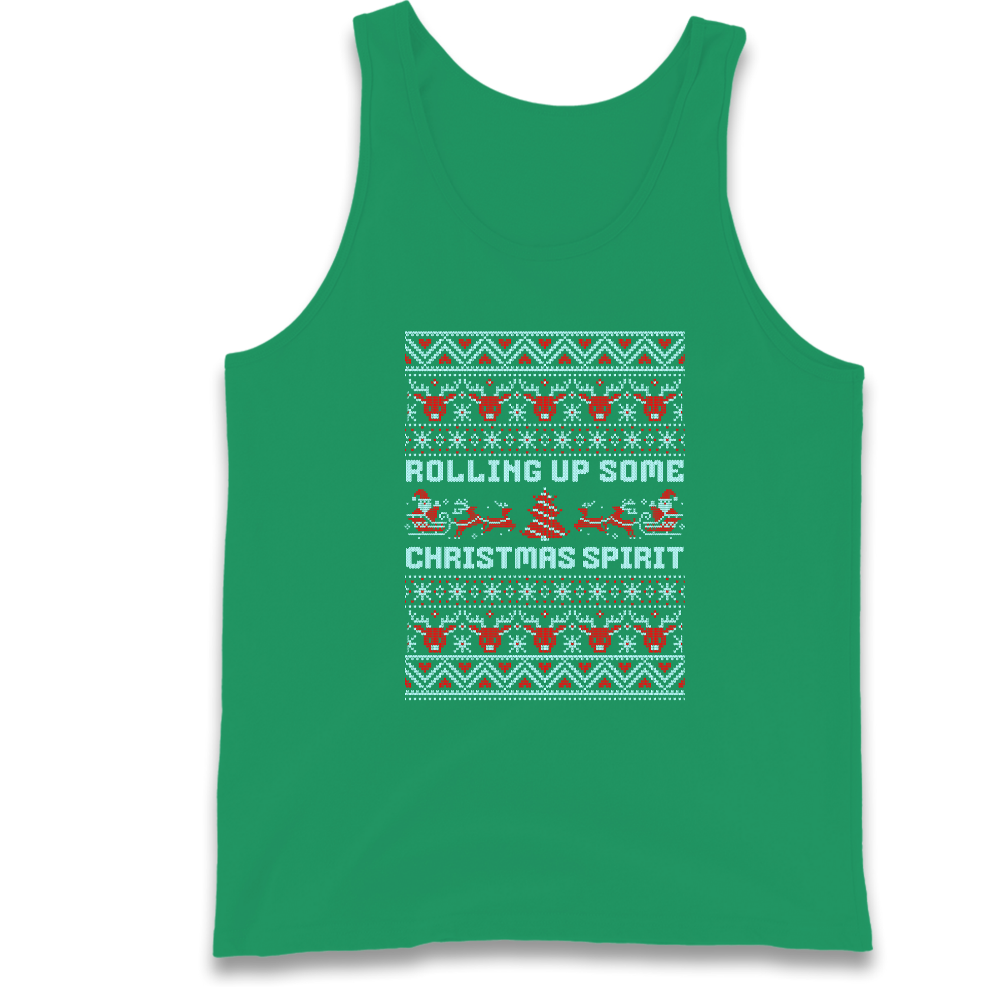 Rolling up Some Christmas Spirit Tank Top