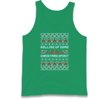 Rolling up Some Christmas Spirit Tank Top