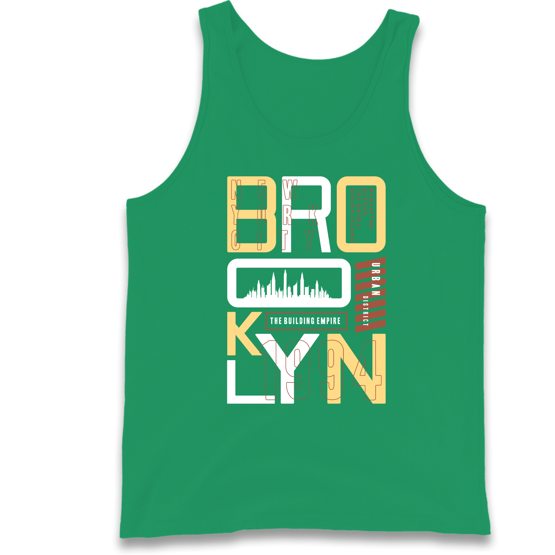 Brooklyn New York Urban District Tank Top