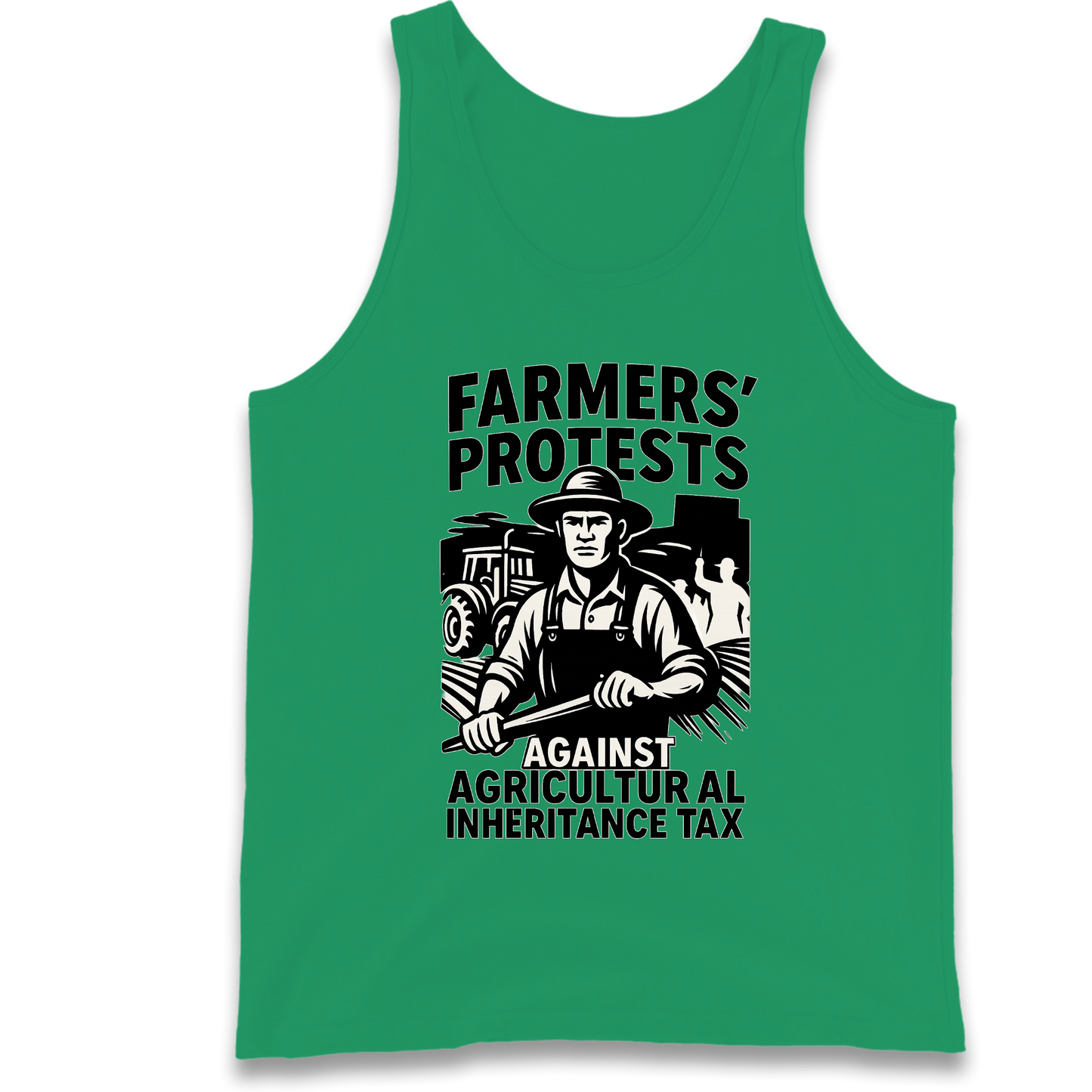 Farmers’ Protests Against Agricultural Inheritance Tax Tank Top