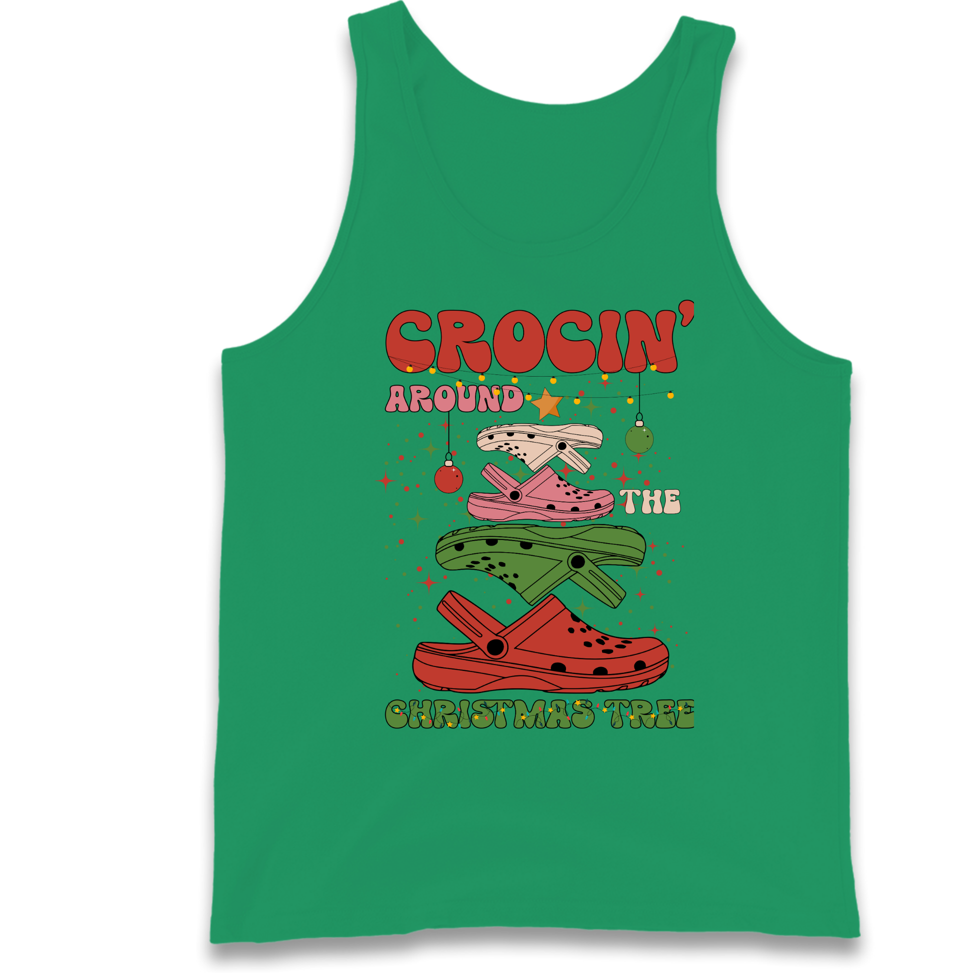 Crockin Around the Christmas Tree Christmas Tank Top